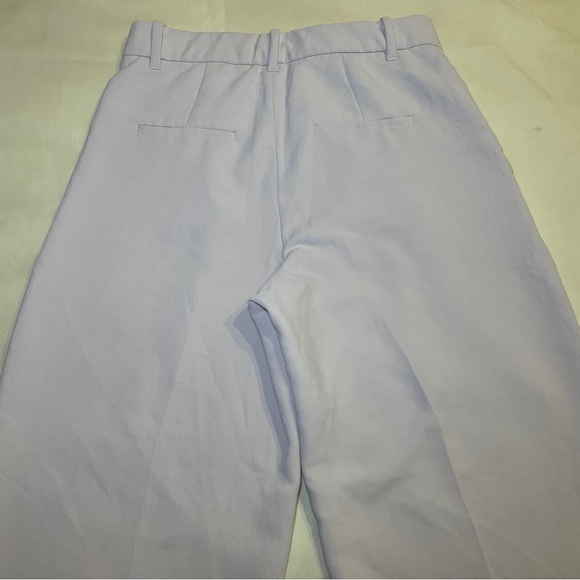 Aritzia- The Effortless Pants in Calluna Lilac Size 8 High Waisted Trouser SHORT - Picture 6 of 9